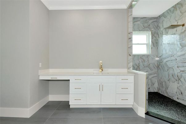 Bathroom, Interior, Marble Walls