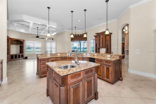Interior, Kitchen, Pendant Lights, Recessed Lighting