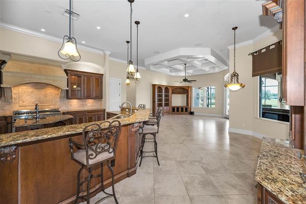 Interior, Kitchen, Pendant Lights, Recessed Lighting