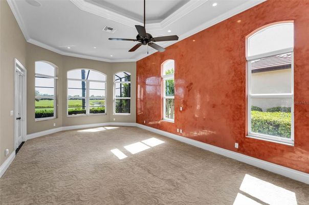Empty room, Interior, Recessed Lighting
