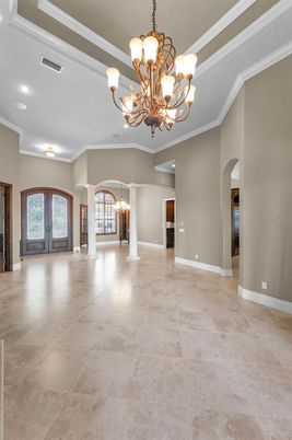 Chandelier, Interior, Recessed Lighting
