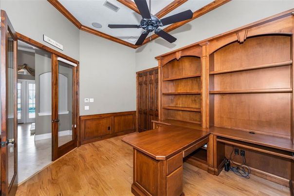 Home Office, Interior, Wood Texture Flooring