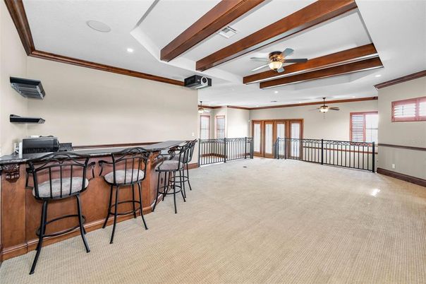 Interior, Recessed Lighting, Wooden Beams