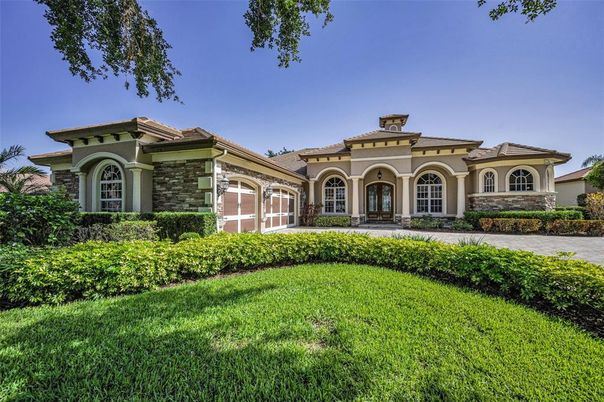 Backyard, Exterior, Facade, Mediterranean