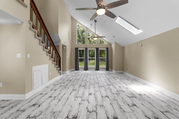 Empty room, Interior, Wood Texture Flooring
