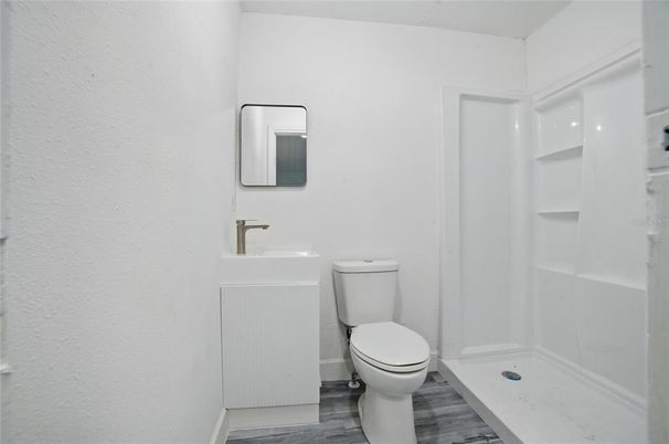 Bathroom, Interior, Wood Texture Flooring
