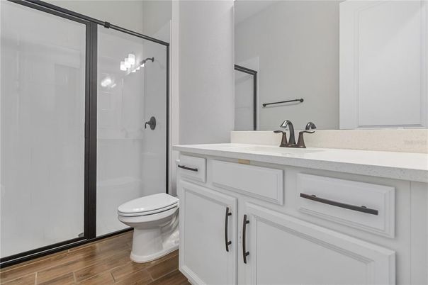 Bathroom, Interior, Wood Texture Flooring