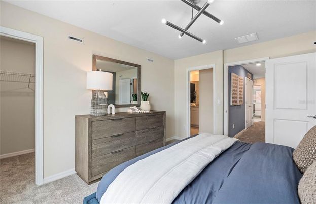 Bedroom, Interior, Pendant Lights