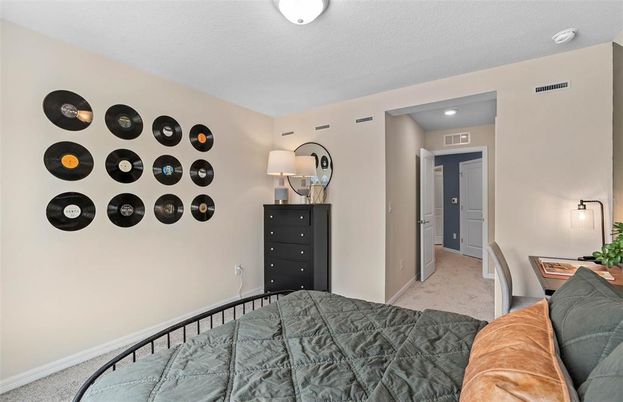 Bedroom, Interior, Recessed Lighting