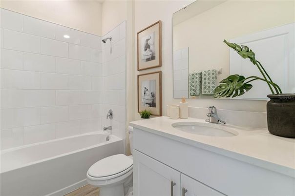 Bathroom, Interior, Wood Texture Flooring