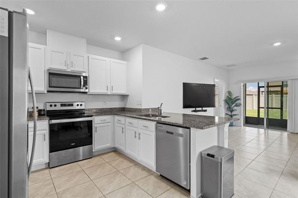 Interior, Kitchen, Recessed Lighting, Stainless Steel Appliances