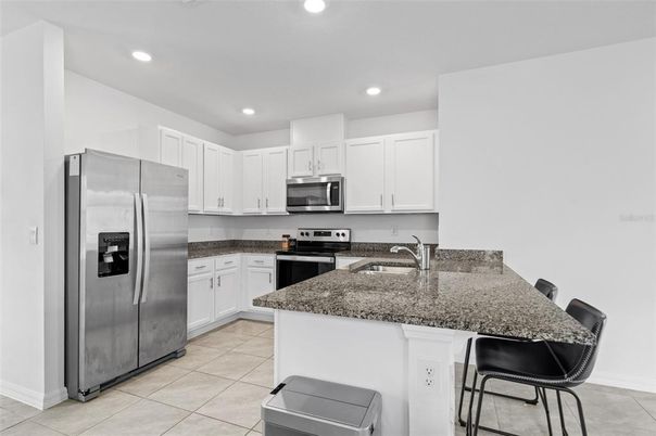 Interior, Kitchen, Recessed Lighting, Stainless Steel Appliances