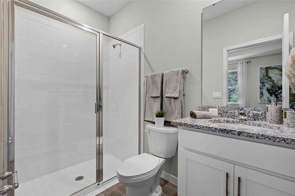 Bathroom, Glass Shower, Interior