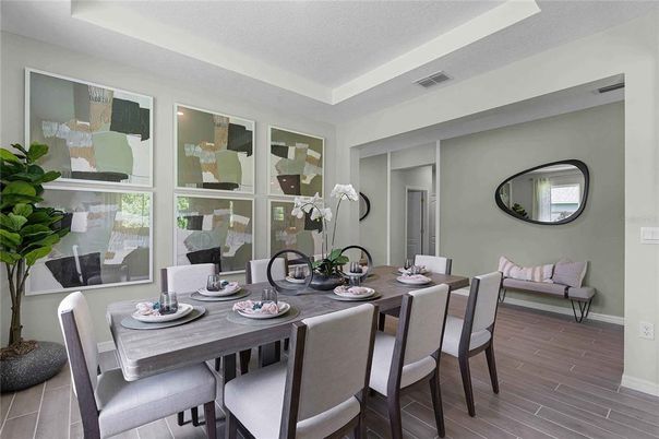 Dining room, Interior, Wood Texture Flooring