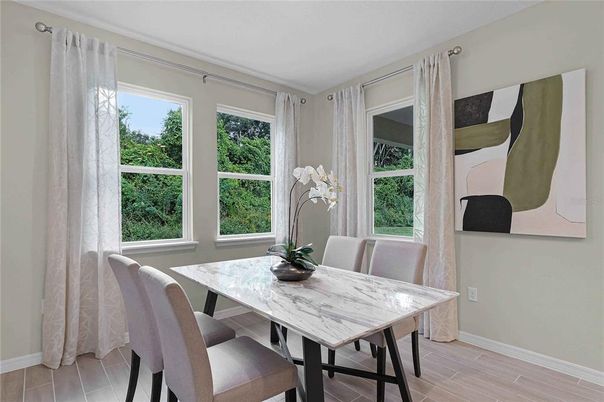 Dining room, Interior, Wood Texture Flooring