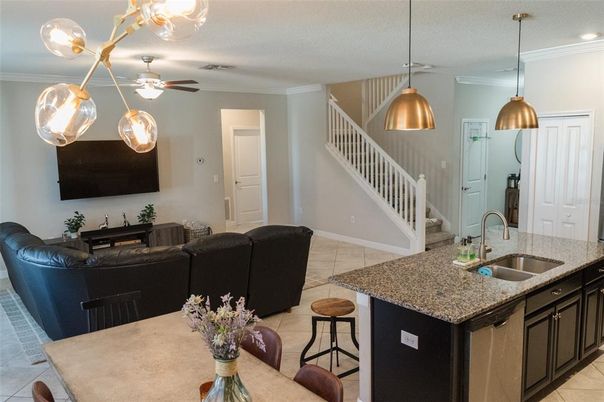 Interior, Kitchen, Living room, Pendant Lights