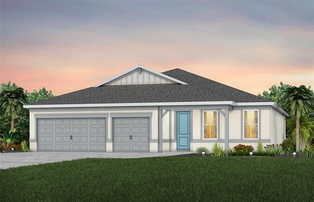 Attached, Exterior, Facade, Ranch