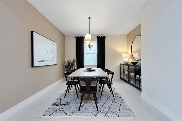 Dining room, Interior, Pendant Lights