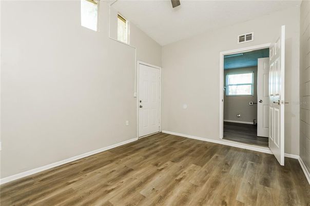 Empty room, Interior, Wood Texture Flooring