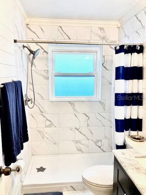 Bathroom, Interior, Marble Walls