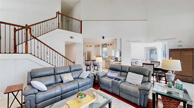 Dining room, Interior, Living room, Recessed Lighting