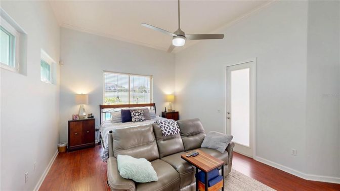 Bedroom, Interior, Wood Texture Flooring