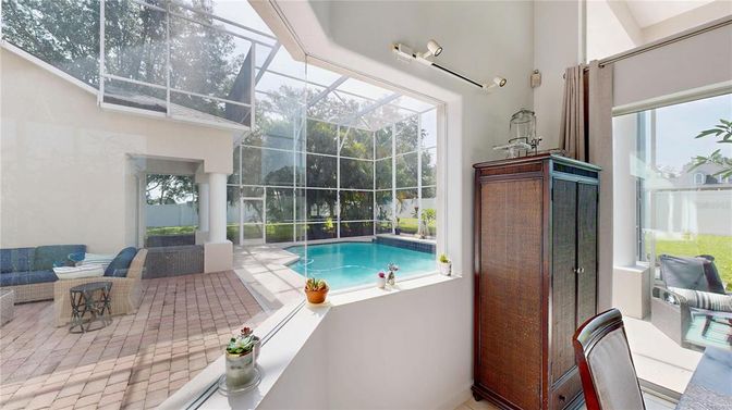 Glass Ceilings, Interior, Pool, Sun Room