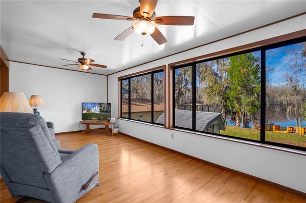 Interior, Sun Room, Wood Texture Flooring