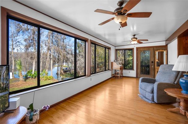 Interior, Sun Room, Wood Texture Flooring