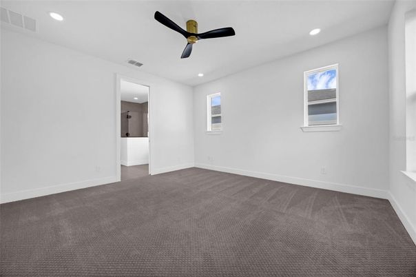 Empty room, Interior, Recessed Lighting