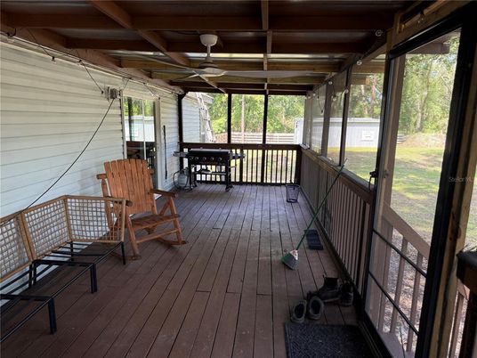 Exterior, Sun Room, Wood Texture Flooring