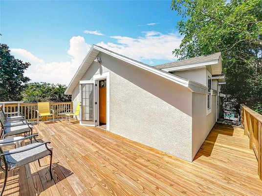 Exterior, Wood Texture Flooring
