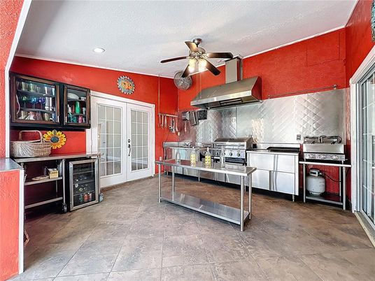 Interior, Kitchen, Recessed Lighting, Stainless Steel Appliances
