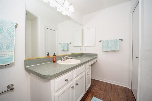 Bathroom, Interior, Wood Texture Flooring