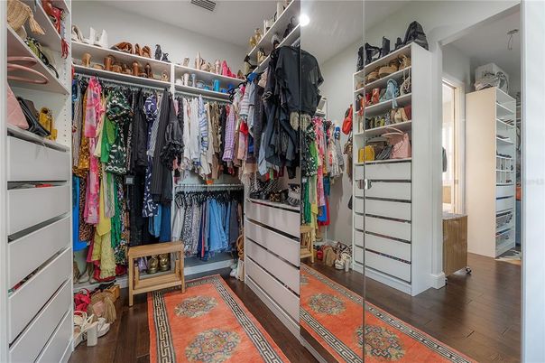 Interior, Recessed Lighting, Walk-in Closets, Wood Texture Flooring