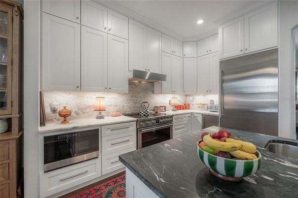 Interior, Kitchen, Recessed Lighting, Stainless Steel Appliances