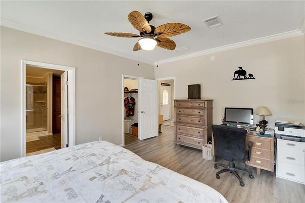 Bedroom, Home Office, Interior, Wood Texture Flooring