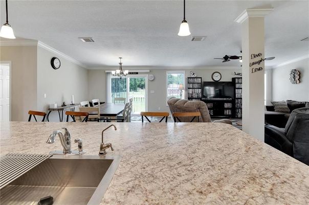 Dining room, Interior, Living room, Pendant Lights