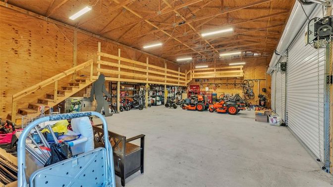 Fitness Equipment, Interior, Wooden Beams, Wooden Ceilings, Wooden Walls