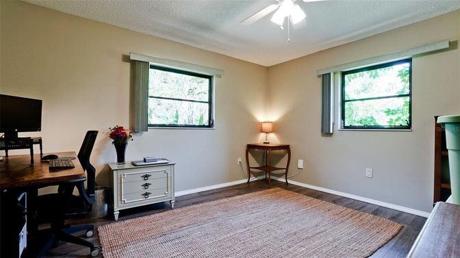 Home Office, Interior, Wood Texture Flooring