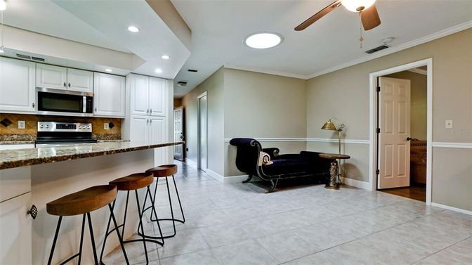 Interior, Kitchen, Recessed Lighting, Stainless Steel Appliances