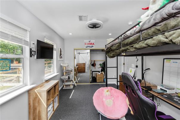 Home Office, Interior, Recessed Lighting