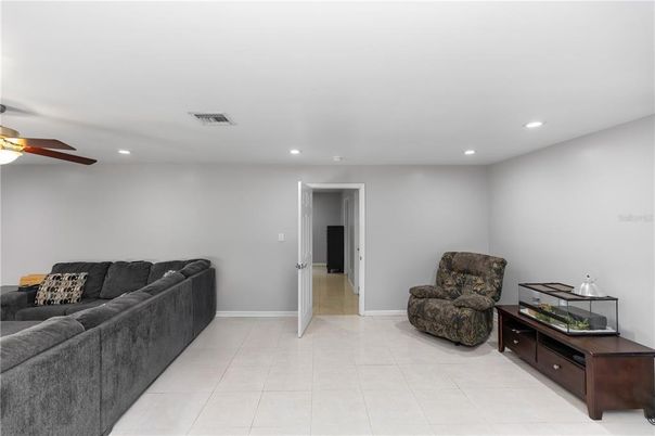 Interior, Living room, Recessed Lighting