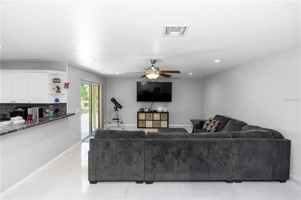 Interior, Living room, Recessed Lighting