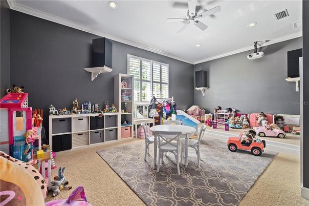 Dining room, Interior, Recessed Lighting