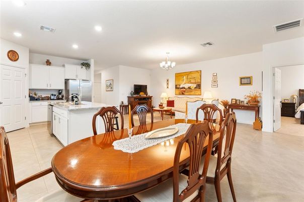 Chandelier, Dining room, Interior, Kitchen, Recessed Lighting