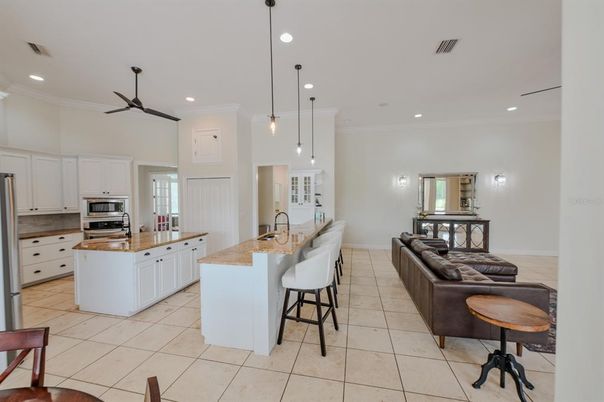 Interior, Kitchen, Pendant Lights, Recessed Lighting