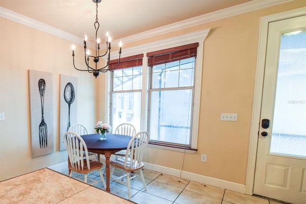 Chandelier, Dining room, Interior