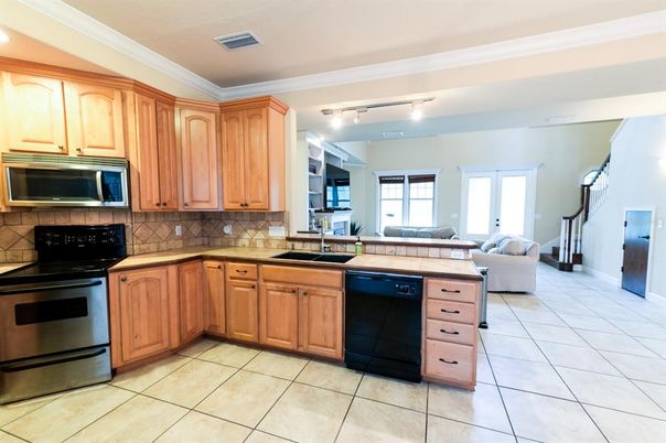 Interior, Kitchen, Living room