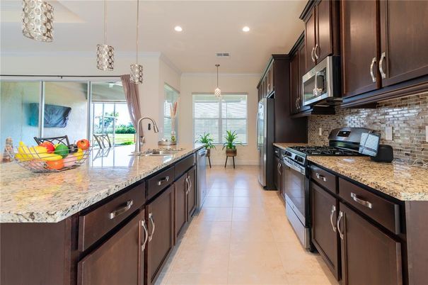 Dining room, Interior, Kitchen, Pendant Lights, Recessed Lighting